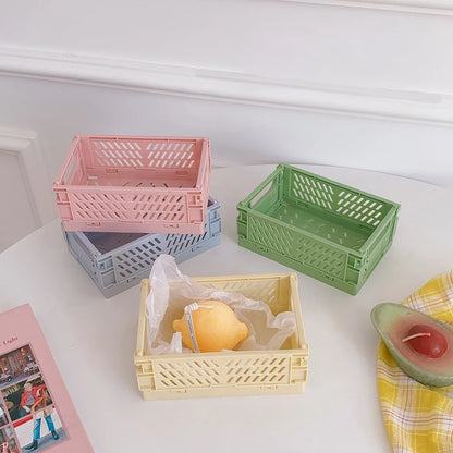 Stackable Foldable Mini Desk Crate