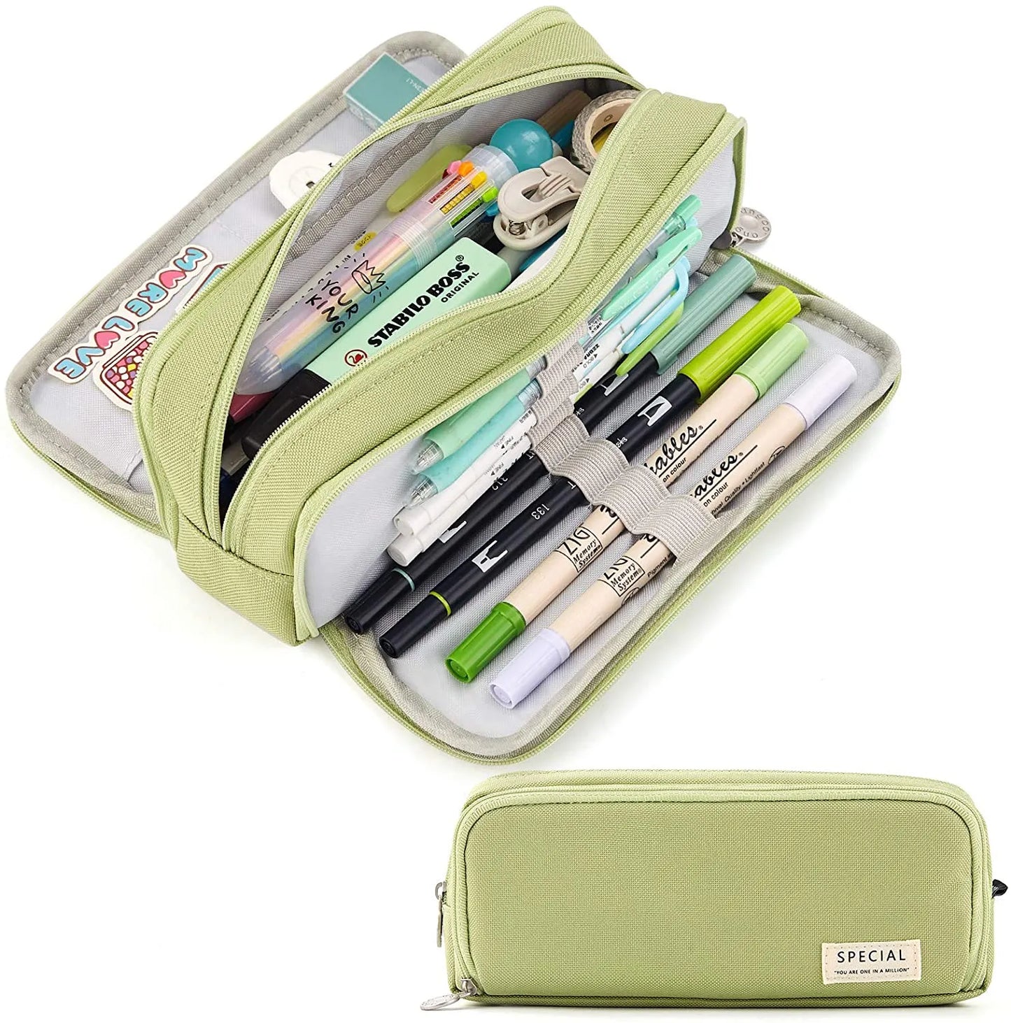 Multi Compartment Pencil Case